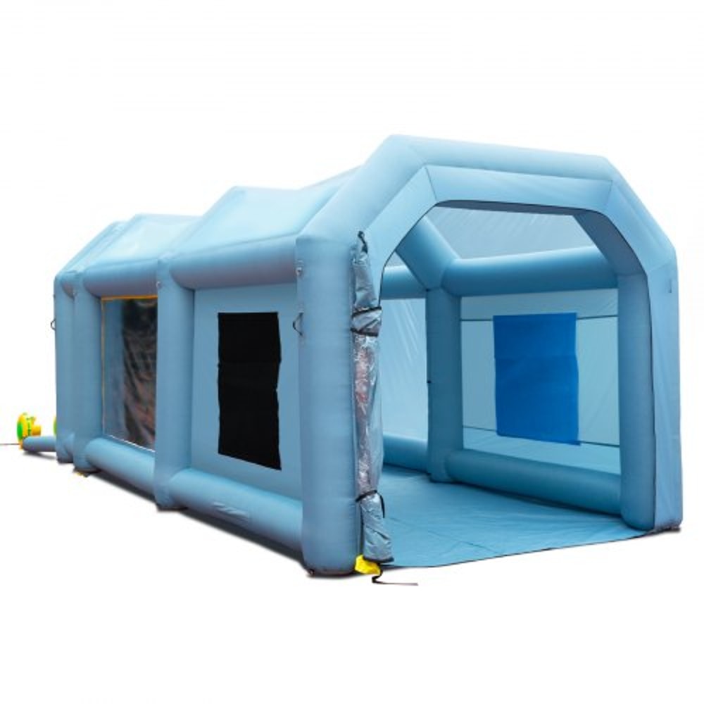 Inflatable Paint Booth With Dual Blowers And Air Filtration For Car And Motorcycle Spray Projects 8