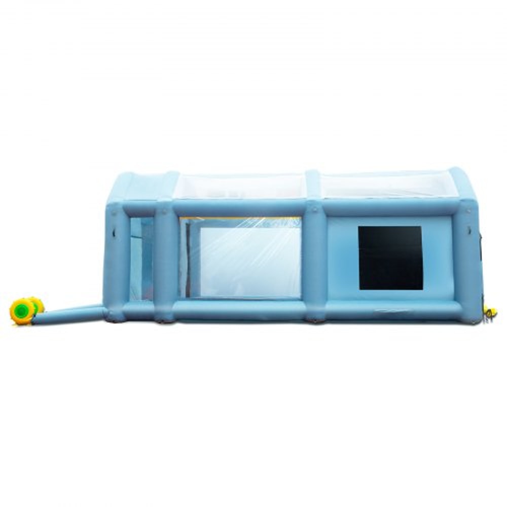 Inflatable Paint Booth With Dual Blowers And Air Filtration For Car And Motorcycle Spray Projects 9