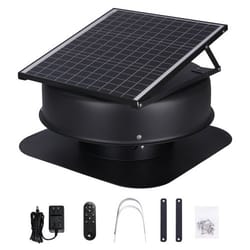 solar attic fan cfm high airflow solar roof vent with smart control & cooling