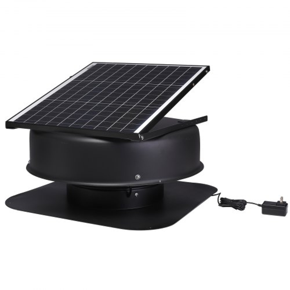 Solar Attic Fan CFM High Airflow Solar Roof Vent With Smart Control Cooling 7