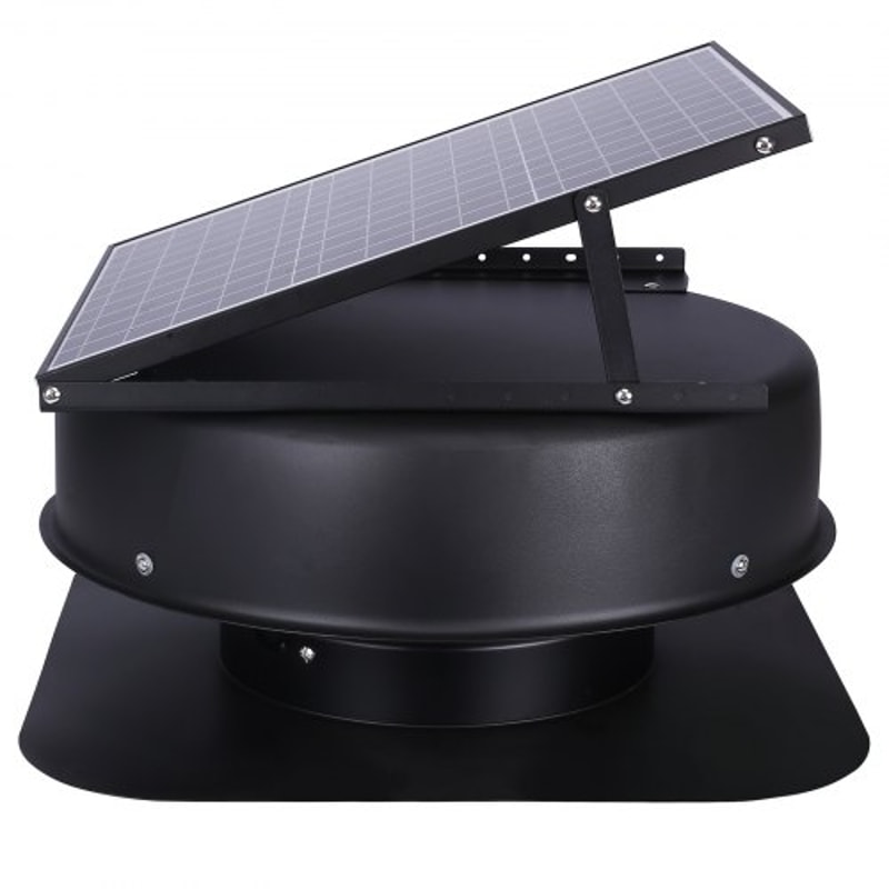 Solar Attic Fan CFM High Airflow Solar Roof Vent With Smart Control Cooling 8