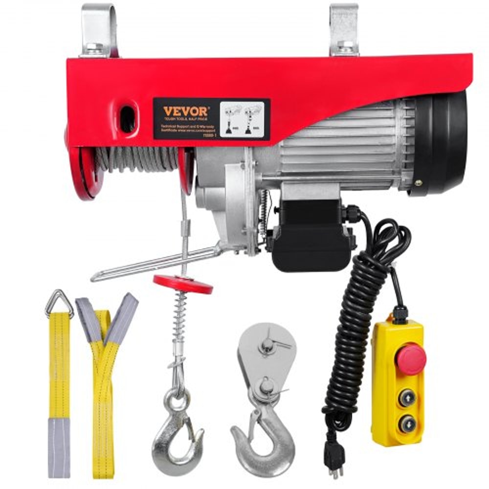 Electric Wire Rope Hoist With Remote Control Overhead Garage Lift System 0