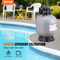 Pool Sand Filter System GPM High Flow Above Ground Inground Filtration With Way Valve 2