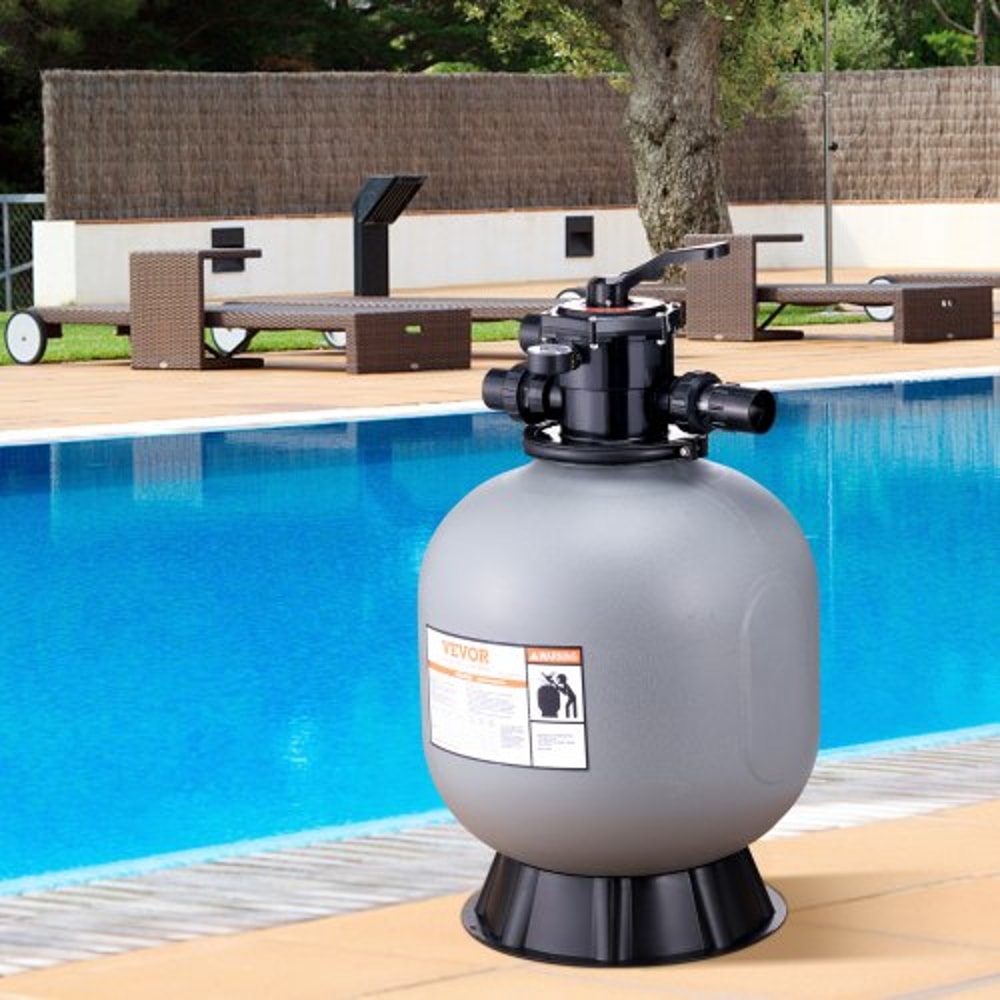 Pool Sand Filter System GPM High Flow Above Ground Inground Filtration With Way Valve 6