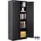 Heavy-Duty Metal Storage Cabinet with Locking Doors & Adjustable Shelves High lb Capacity
