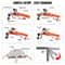 Ratcheting Pipe Tube Bender Kit with Dies and Cutter for HVAC Plumbing
