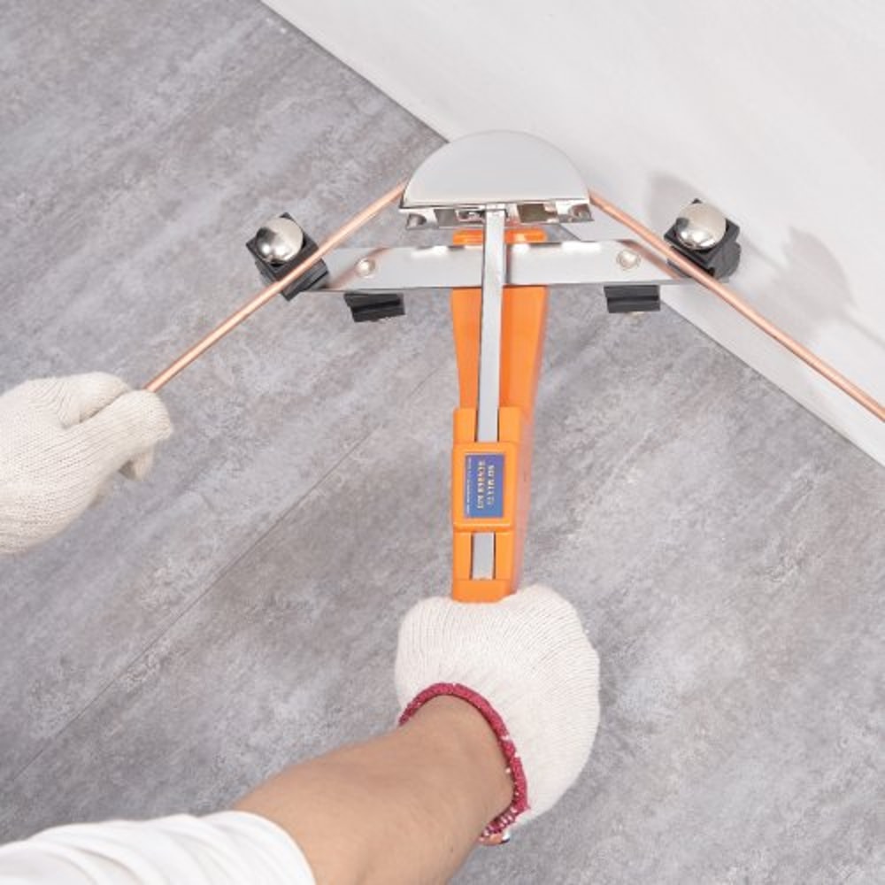 Ratcheting Pipe Tube Bender Kit with Dies and Cutter for HVAC Plumbing