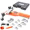 Ratcheting Pipe Tube Bender Kit with Dies and Cutter for HVAC Plumbing