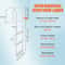 Heavy-Duty Aluminum Dock Ladder Removable Boat Boarding Ladder High lb Capacity