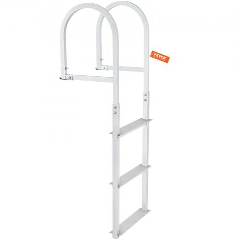 Heavy-Duty Aluminum Dock Ladder Removable Boat Boarding Ladder High lb Capacity