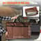 Portable Camping Kitchen Table With Storage Windscreen Aluminum Folding Cook Station 3