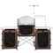 Portable Camping Kitchen Table With Storage Windscreen Aluminum Folding Cook Station 7