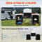 Folding Camping Kitchen Table With Storage Windscreen Portable Outdoor Cooking Station 5