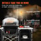 Folding Camping Kitchen Table With Storage Windscreen Portable Outdoor Cooking Station 1