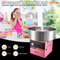 Commercial Electric Cotton Candy Machine With Temp Control Stainless Steel Bowl 1