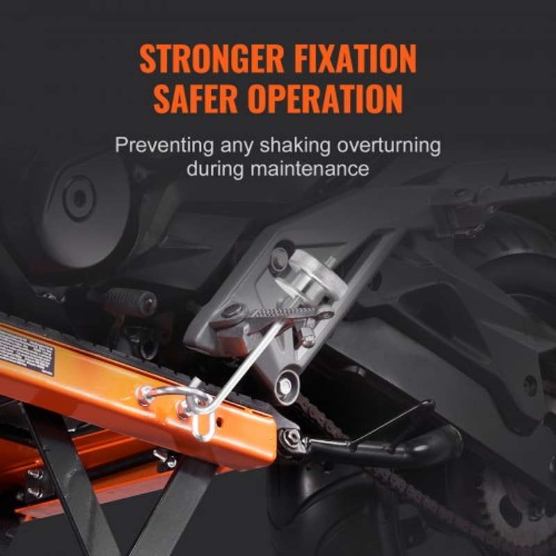 Heavy Duty Motorcycle Lift Table Hydraulic Scissor Jack 4