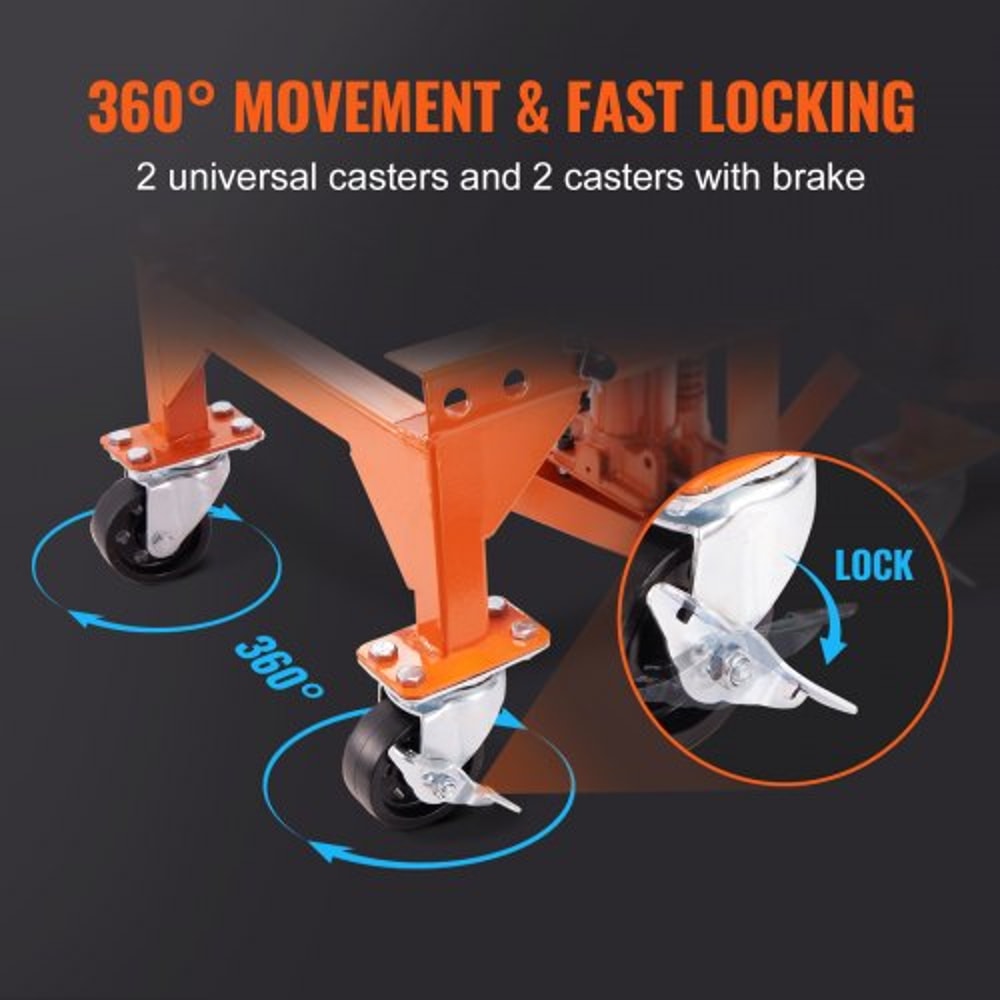 Heavy Duty Motorcycle Lift Table Hydraulic Scissor Jack 5