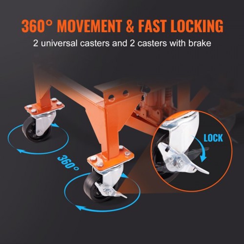 Heavy Duty Motorcycle Lift Table Hydraulic Scissor Jack 5