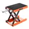 Heavy Duty Motorcycle Scissor Lift Jack With Wide Deck Safety Pin 0