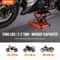 Heavy Duty Motorcycle Scissor Lift Jack With Wide Deck Safety Pin 1