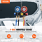 4 Way AC Manifold Gauge Set for Refrigerants with Hoses