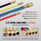 4 Way AC Manifold Gauge Set for Refrigerants with Hoses