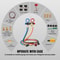 4 Way AC Manifold Gauge Set for Refrigerants with Hoses