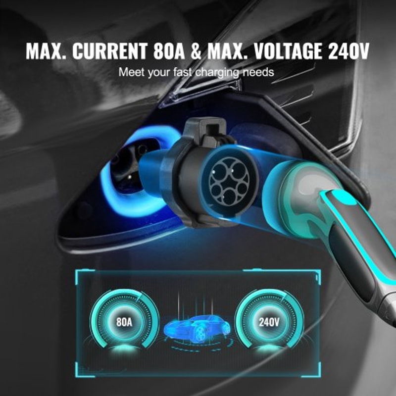 J1772 To Tesla Charger Adapter 80A 240V AC 2
