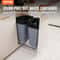 37QT Double Pull Out Trash Can with Soft Close Slides and Dual Recycling Bins for Kitchen Cabinets