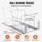 37QT Double Pull Out Trash Can with Soft Close Slides and Dual Recycling Bins for Kitchen Cabinets