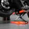 1100LB Motorcycle Lift Scissor Jack Stand With Safety Pin NonSlip Saddle For ATV And Dirt Bikes 6