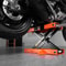 1100LB Motorcycle Lift Scissor Jack Stand With Safety Pin NonSlip Saddle For ATV And Dirt Bikes 6