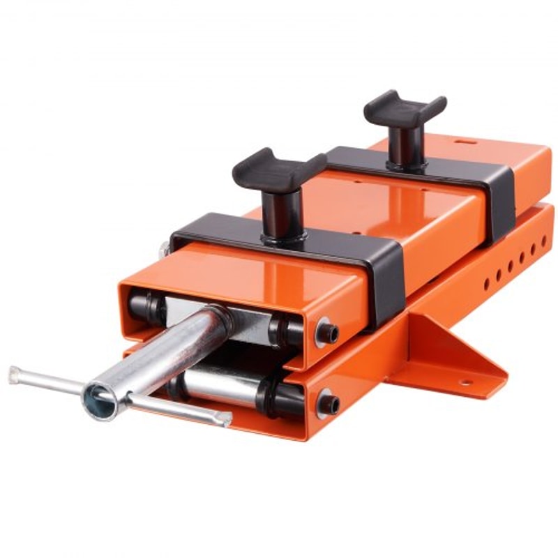 1100LB Motorcycle Lift Scissor Jack Stand With Safety Pin NonSlip Saddle For ATV And Dirt Bikes 7