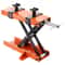 1100LB Motorcycle Lift Scissor Jack Stand With Safety Pin NonSlip Saddle For ATV And Dirt Bikes 9