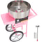 Commercial Cotton Candy Machine With Cart 1000W Candy Floss Maker For Parties Events 0