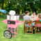 Commercial Cotton Candy Machine With Cart 1000W Candy Floss Maker For Parties Events 5