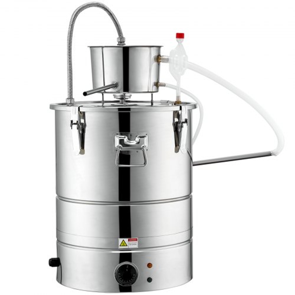 30L Alcohol Still With Electric Heating Cooling System For Whisky Vodka Essential Oils 7