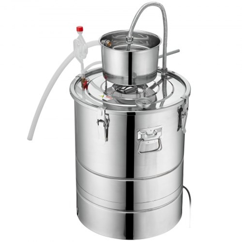 30L Alcohol Still With Electric Heating Cooling System For Whisky Vodka Essential Oils 9
