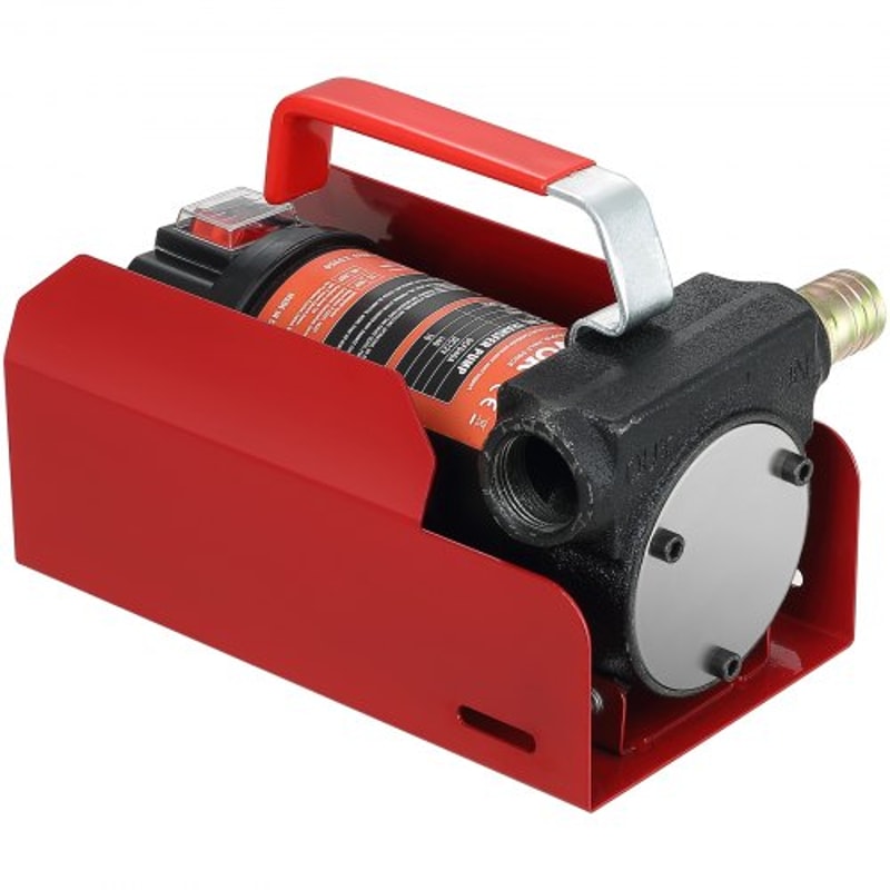 12V Diesel Fuel Transfer Pump Kit 10 GPM With Auto ShutOff Nozzle Portable Electric Fuel Transfer 9