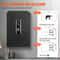 2.2 Cu Ft Biometric Safe with Digital Keypad & Fireproof Document Bag for Home Security
