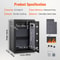 2.2 Cu Ft Biometric Safe with Digital Keypad & Fireproof Document Bag for Home Security