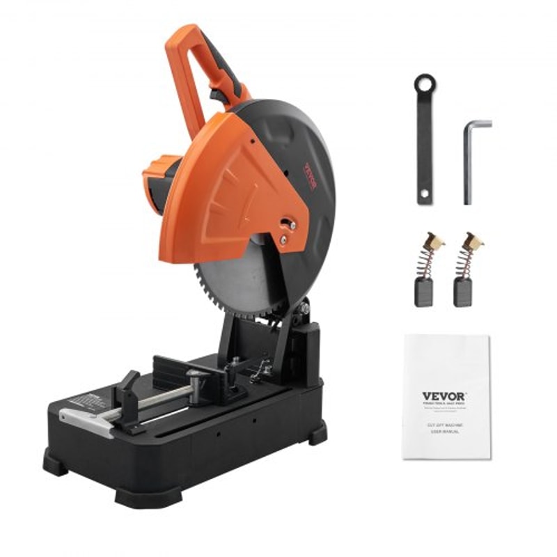 14Inch Cold Cut Chop Saw 2800W Metal Cutting Miter Saw With 045 Adjustable Angle 7