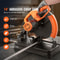 Abrasive Chop Saw 2300W Metal CutOff Machine With 045 Adjustable Miter Cuts 1