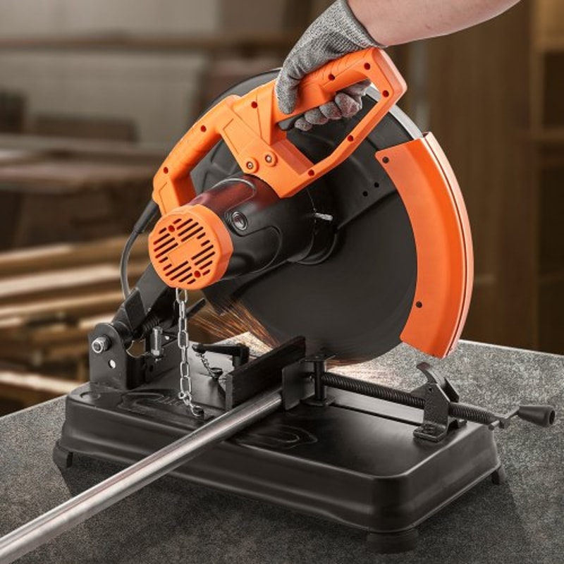 Abrasive Chop Saw 2300W Metal CutOff Machine With 045 Adjustable Miter Cuts 6