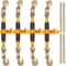 Heavy Duty Ratchet Chain Binder Set 4Pack 12000 Lb Load Limit With G80 Hooks For Secure Hauling 0