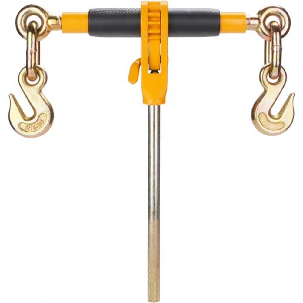 Heavy Duty Ratchet Chain Binder Set 4Pack 12000 Lb Load Limit With G80 Hooks For Secure Hauling 8