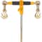 Heavy Duty Ratchet Chain Binder Set 4Pack 12000 Lb Load Limit With G80 Hooks For Secure Hauling 8