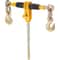 Heavy Duty Ratchet Chain Binder Set 4Pack 12000 Lb Load Limit With G80 Hooks For Secure Hauling 9