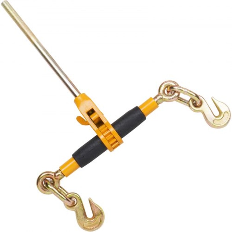 Heavy Duty Ratchet Chain Binder Set 4Pack 12000 Lb Load Limit With G80 Hooks For Secure Hauling 10