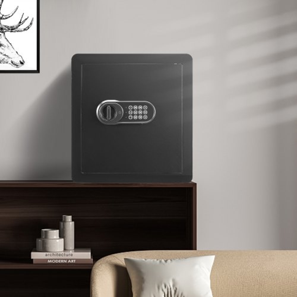 18 Cu Ft Home Safe With Digital Keypad Steel Security Lock Box Fireproof Document Bag 7